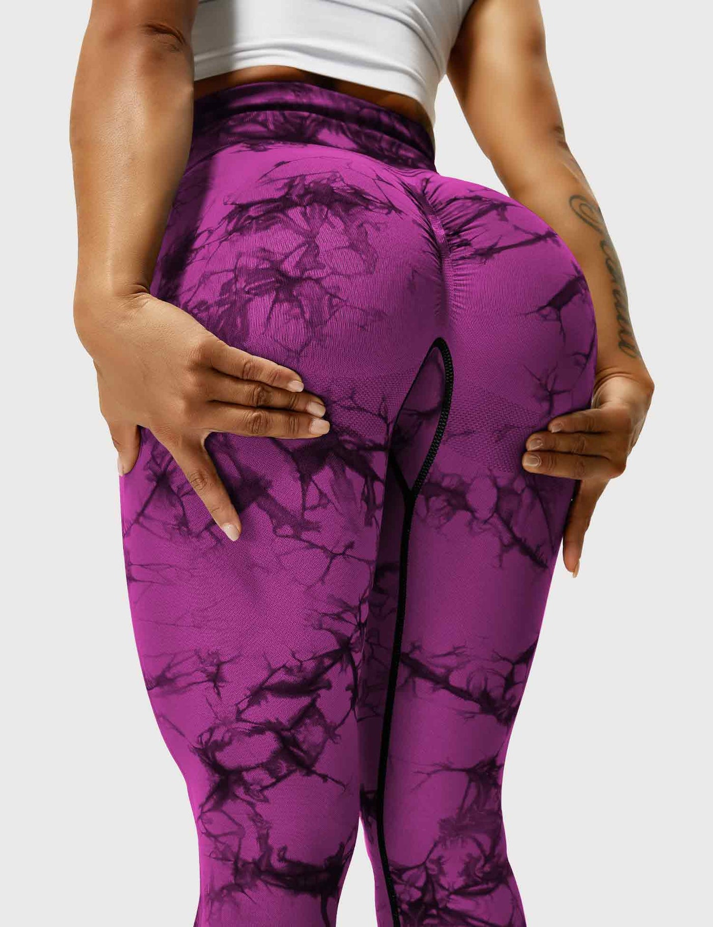 Violet | Soft And Professional Tie Dye Leggings