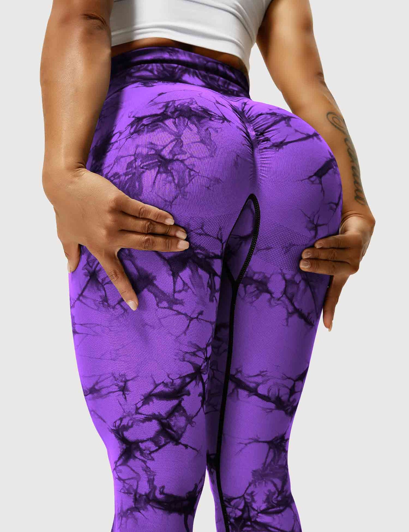 Violet | Soft And Professional Tie Dye Leggings