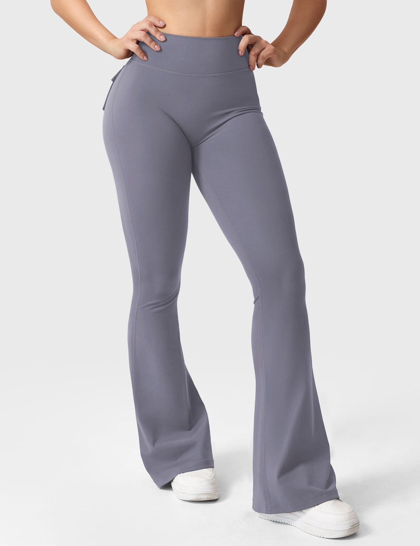 Layla | Soft Flared Leggings with Pockets