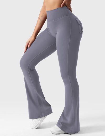 Layla | Soft Flared Leggings with Pockets