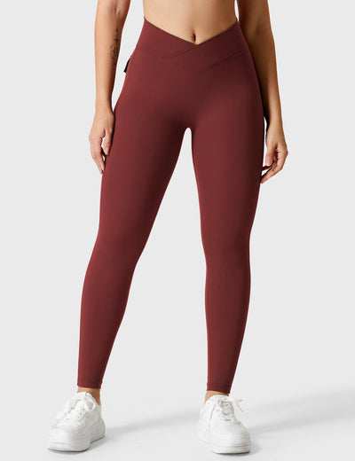 Addison | Trendy V-waistband Charm Leggings