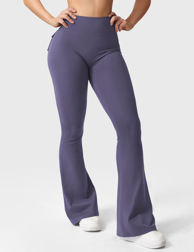 Layla | Soft Flared Leggings with Pockets