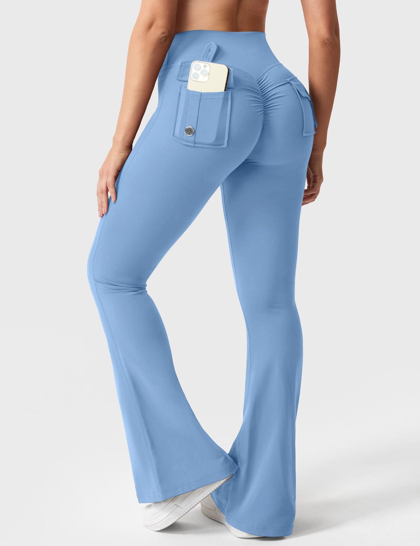 Layla | Soft Flared Leggings with Pockets