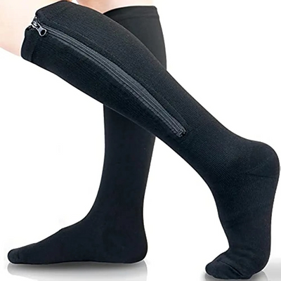 Natasha | Compression Socks With Zipper